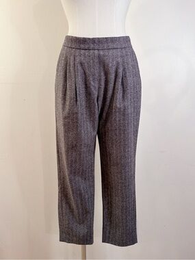 🩶 Babaton Atelier Wool & Cashmere Pinstripe Pants – Aritzia